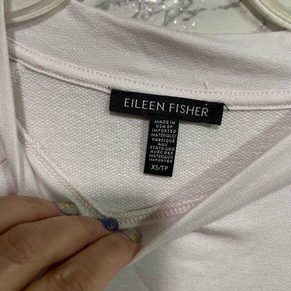 Eileen Fisher Side Slit Top Size XS - Picture 2 of 7